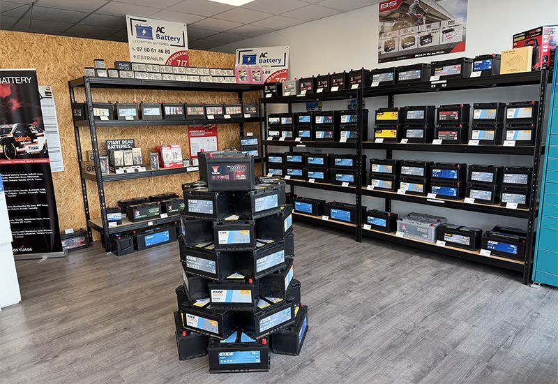 Magasin de batteries près de Vienne